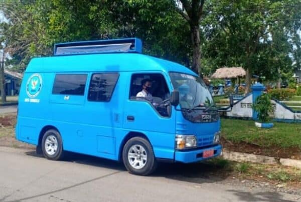 Dengan Menggunakan Mobil Pencegahan BNN Kota Bengkulu Himbau Stop Narkoba Ditengah Pandemi