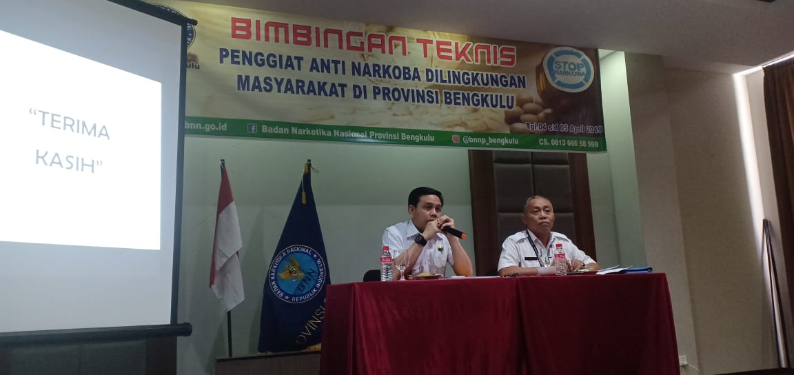 Seksi P2M BNN Kota Bengkulu di Bimbingan Teknis Pegiat Anti Narkoba Seksi P2M BNN Kota Bengkulu di Bimbingan Teknis Pegiat Anti Narkoba