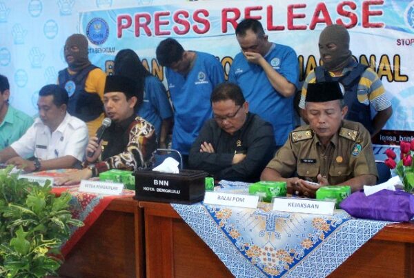 Press Release BNN Kota bengkulu