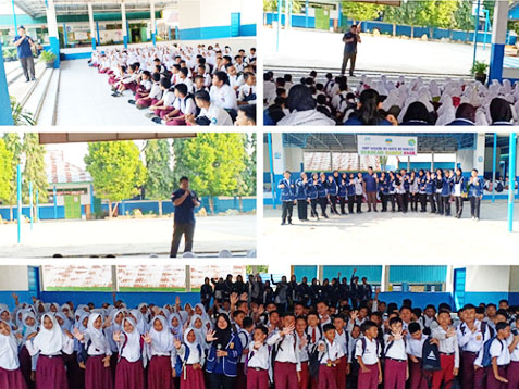 SOSIALISASI P4GN PADA ACARA PENGENALAN LINGKUNGAN SEKOLAH DI SMPN 05 KOTA BENGKULU SOSIALISASI P4GN PADA ACARA PENGENALAN LINGKUNGAN SEKOLAH DI SMPN 05 KOTA BENGKULU