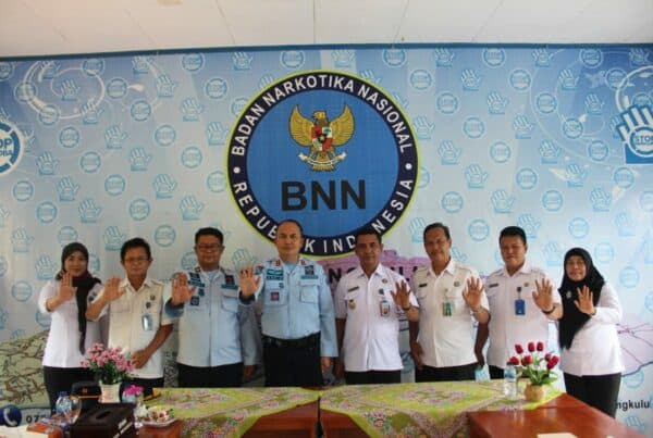 Kunjungan Kerja Kepala Lapas Bentiring Kelas IIA Bengkulu ke BNN Kota Bengkulu