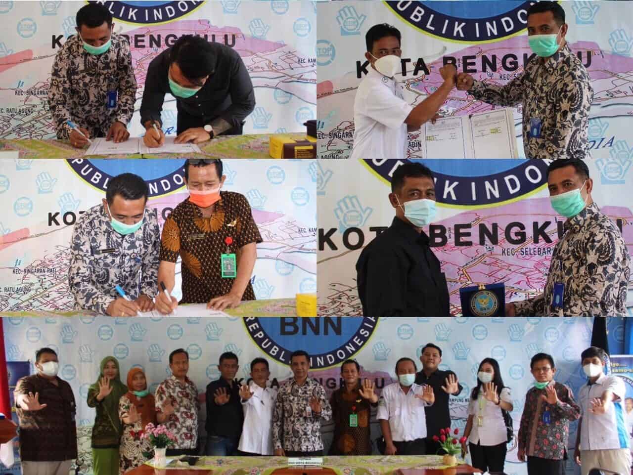 Penandatanganan Perjanjian Kejasama antara BNN Kota Bengkulu dengan IPWL Lembaga Rehabilitasi Sosial Penandatanganan Perjanjian Kejasama antara BNN Kota Bengkulu dengan IPWL Lembaga Rehabilitasi Sosial
