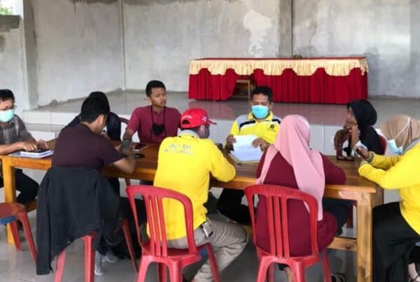 Rapat Penyusunan Program Layanan Unit Intervensi Berbasis Masyarakat (IBM) bersama Kader IBM di Kelurahan Padang Serai Kota Bengkulu