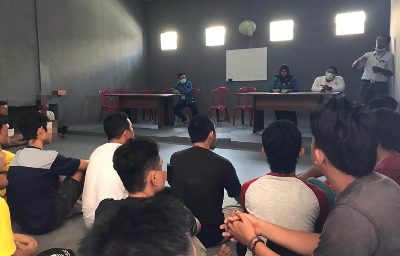 Tim Rehabilitasi BNN Kota Bengkulu Melaksanakan Layanan Rehabilitasi Terhadap 114 Warga Binaan Lapas Kelas IIA Bentiring Kota Bengkulu Tim Rehabilitasi BNN Kota Bengkulu Melaksanakan Layanan Rehabilitasi Terhadap 114 Warga Binaan Lapas Kelas IIA Bentiring Kota Bengkulu