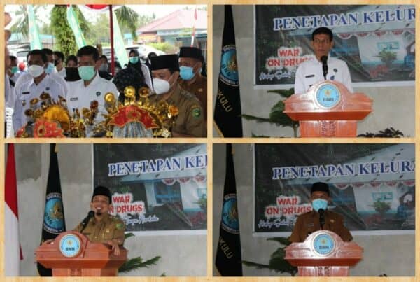 BNN Kota Bengkulu Laksanakan Kegiatan Acara Peresmian Penetapan Kelurahan Padang Serai Sebagai Kelurahan Bersinar (Bersih Dari Narkoba)