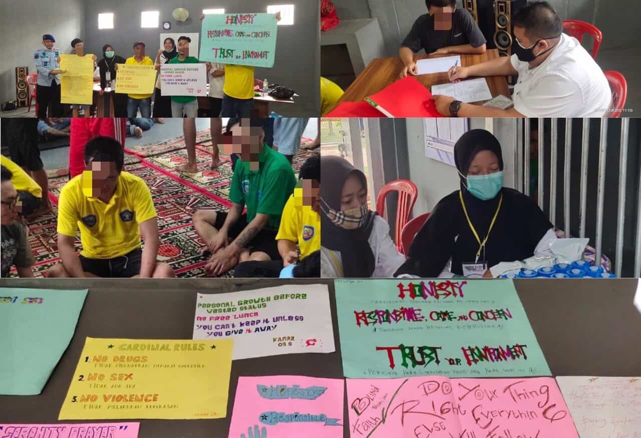 Tim Rehabilitasi BNN Kota Bengkulu Lanjutkan Layanan Rehabilitasi di Lapas Kelas IIA Bentiring Kota Bengkulu Tim Rehabilitasi BNN Kota Bengkulu Lanjutkan Layanan Rehabilitasi di Lapas Kelas IIA Bentiring Kota Bengkulu