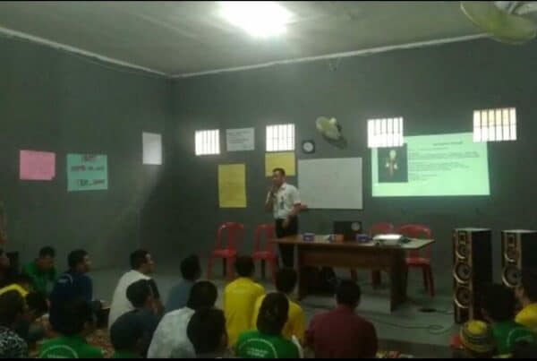 Tim Rehabilitasi Kembali Melanjutkan Kegiatan Rapat Bersama Tim Konselor Rehabilitasi Rawat Inap Lapas Kelas IIA Bentiring Kota Bengkulu