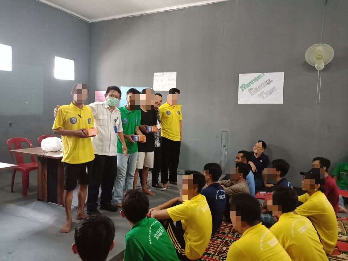 Tim Rehabilitasi BNN Kota Bengkulu Melanjutkan Kegiatan Layanan Rehabilitasi di Lapas Kelas IIA Bentiring Kota Bengkulu Tim Rehabilitasi BNN Kota Bengkulu Melanjutkan Kegiatan Layanan Rehabilitasi di Lapas Kelas IIA Bentiring Kota Bengkulu
