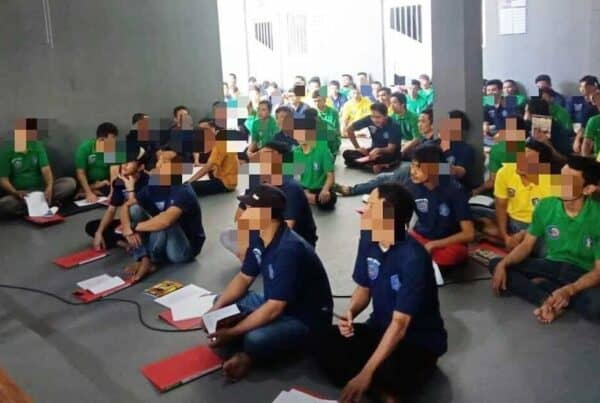 Warga Binaan Blok Rehabilitasi Narkoba Lapas Kelas II A Bengkulu Mengucapkan Selamat Hari Anti Narkotika Internasional 2021