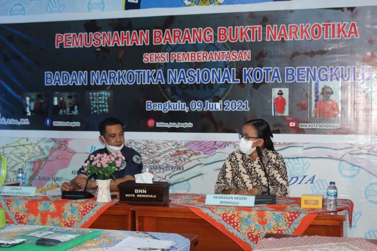 Pemusnahan Barang Bukti Narkotika Golongan I Jenis Shabu Pemusnahan Barang Bukti Narkotika Golongan I Jenis Shabu
