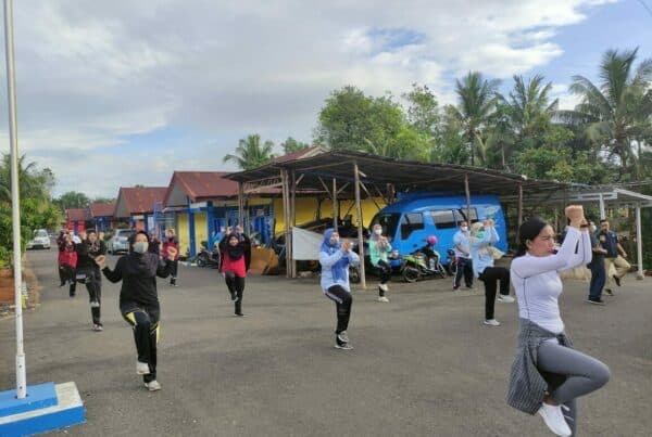 Rutinitas Peningkatan Imun Tubuh Pegawai BNN Kota Bengkulu Setiap Jumat