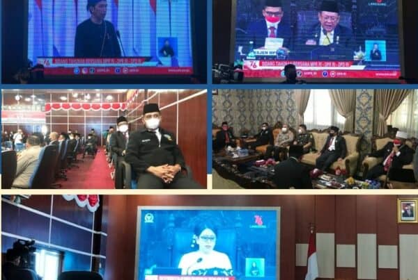 Kepala BNN Kota Bengkulu menghadiri Rapat Paripurna DPRD Kota Bengkulu dalam rangka memperingati Hari Kemerdekaan RI ke 76