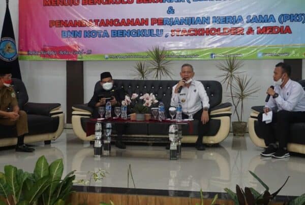 BNN Kota Bengkulu Gelar Acara Focus Group Discussion (FGD) Peningkatan Layanan Rehabilitasi Melalui Institusi Penerima Wajib Lapor (IPWL) Menuju Bengkulu Bersinar Serta Penandatanganan Perjanjian Kerjasama (PKS) BNN Kota Bengkulu Dengan IPWL, Stakeholder dan Media
