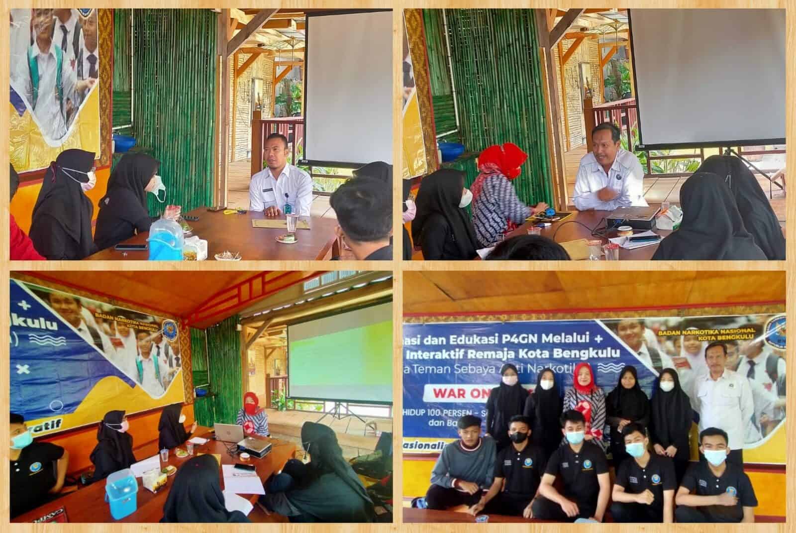 Tim P2M BNN Kota Bengkulu Beri Informasi Dan Edukasi P4GN Melalui Dialog Interaktif Remaja Yang Bertema "Remaja Teman Sebaya Anti Narkoba" Tim P2M BNN Kota Bengkulu Beri Informasi Dan Edukasi P4GN Melalui Dialog Interaktif Remaja Yang Bertema "Remaja Teman Sebaya Anti Narkoba"