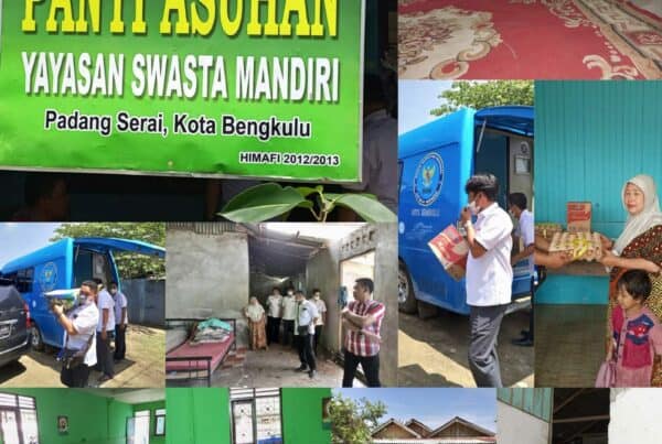 Tim Pemberantasan BNN Kota Bengkulu Memberi Bantuan Sembako Ke Panti Asuhan Di Padang Serai Kota Bengkulu