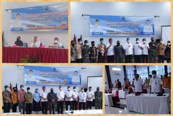 Kepala BNN Kota Bengkulu Rapat Koordinasi Pengembangan dan Pembinaan Kabupaten/Kota Tanggap Ancaman Narkoba di Provinsi Bengkulu Tahun 2021