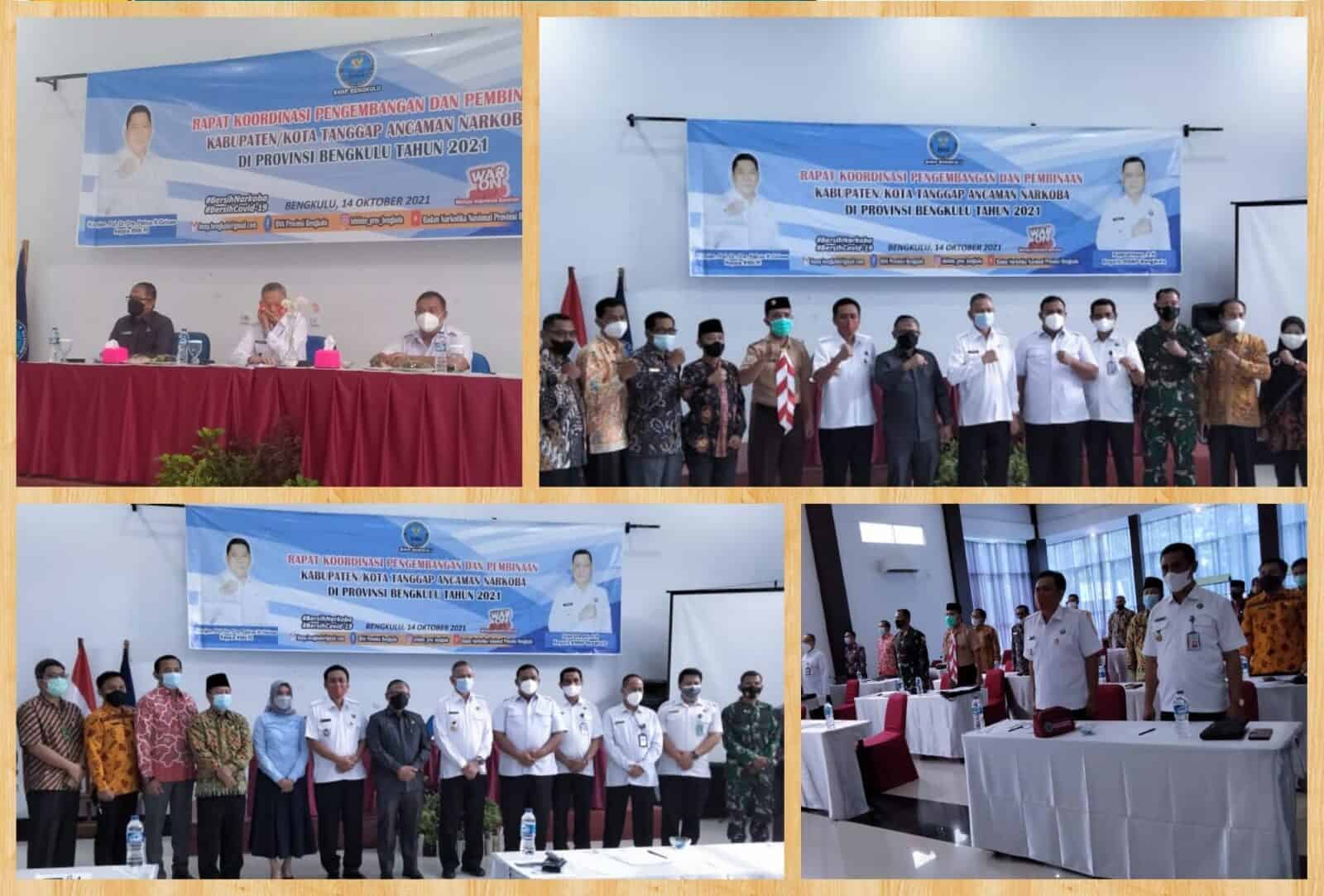 Kepala BNN Kota Bengkulu Rapat Koordinasi Pengembangan dan Pembinaan Kabupaten/Kota Tanggap Ancaman Narkoba di Provinsi Bengkulu Tahun 2021 Kepala BNN Kota Bengkulu Rapat Koordinasi Pengembangan dan Pembinaan Kabupaten/Kota Tanggap Ancaman Narkoba di Provinsi Bengkulu Tahun 2021