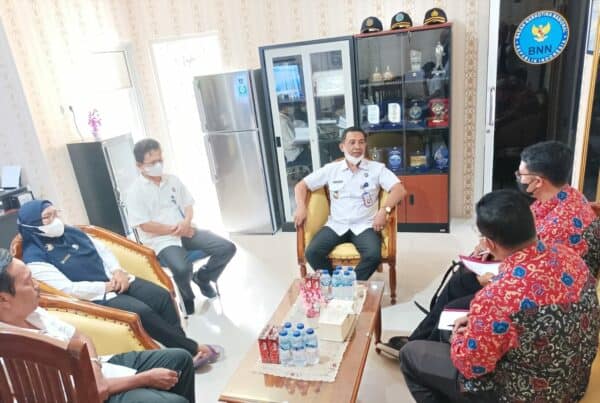 Kepala BNN Kota Bengkulu Terima Kunjungan Tim Punyusunan Naskah Akademik dan Rancangan Peraturan Daerah Kota Bengkulu tentang Pencegahan dan Pemberantasan Penyalahgunaan dan Peredaran Gelap Narkotika