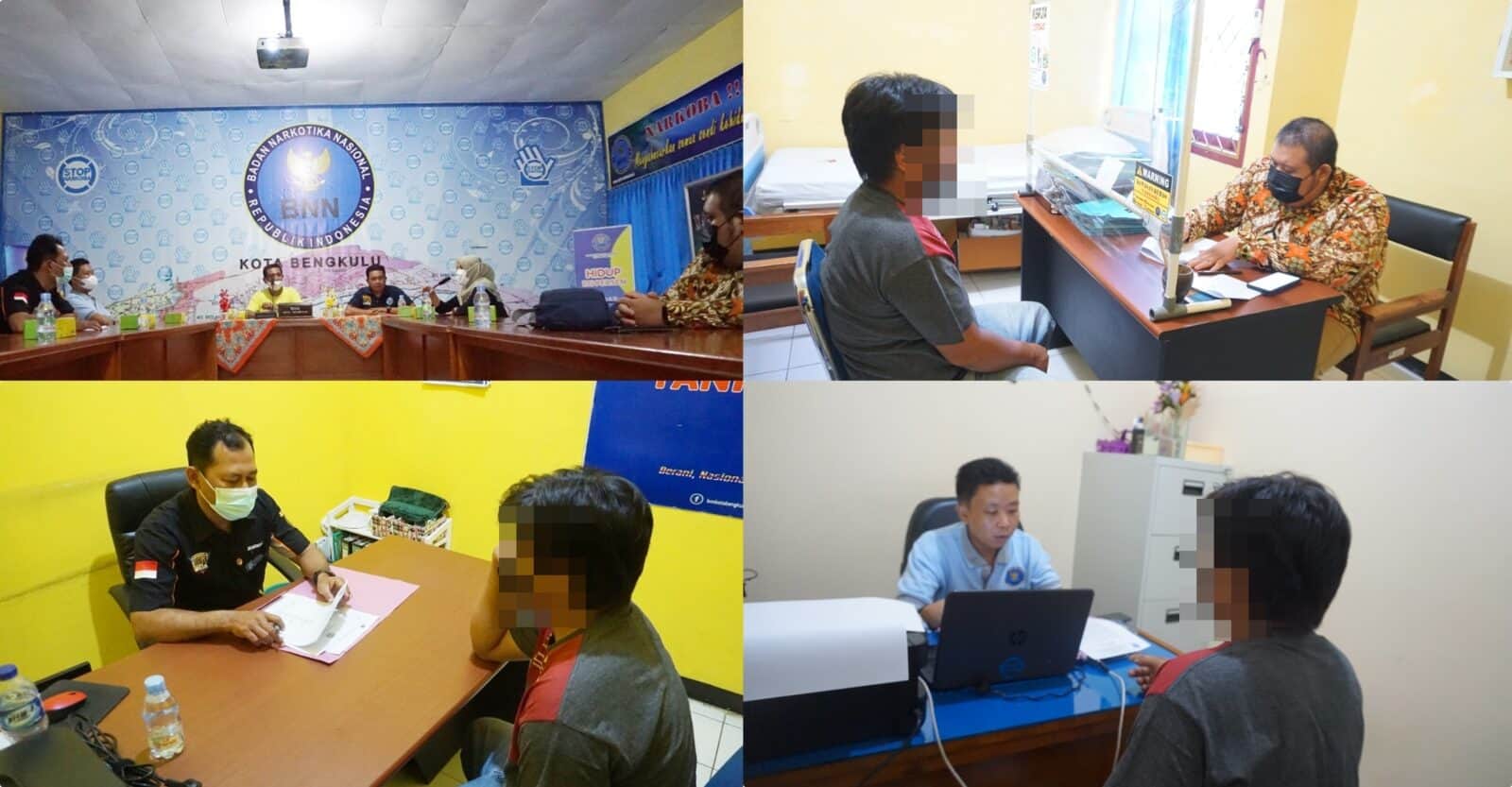 Tim Asesmen Terpadu BNN Kota Bengkulu Melakukan Asesmen Terhadap Seorang Tersangka Penyalahguna Narkotika Yang Sudah Kecanduan Berat Tim Asesmen Terpadu BNN Kota Bengkulu Melakukan Asesmen Terhadap Seorang Tersangka Penyalahguna Narkotika Yang Sudah Kecanduan Berat
