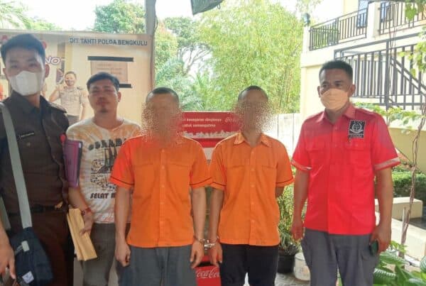 Setelah Berkas Perkara P21 Kedua Tersangka Pengedar Narkotika Dilimpahkan Penyidik BNN Kota Bengkulu Ke Jaksa Penuntut Umum Kejaksaan Negeri Bengkulu