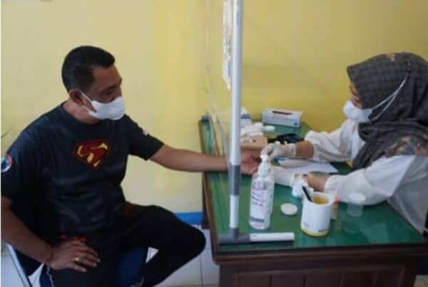Seluruh Personil BNN Kota Bengkulu Dicek Kesehatannya Oleh Klinik Rafflesia Care BNN Kota Bengkulu