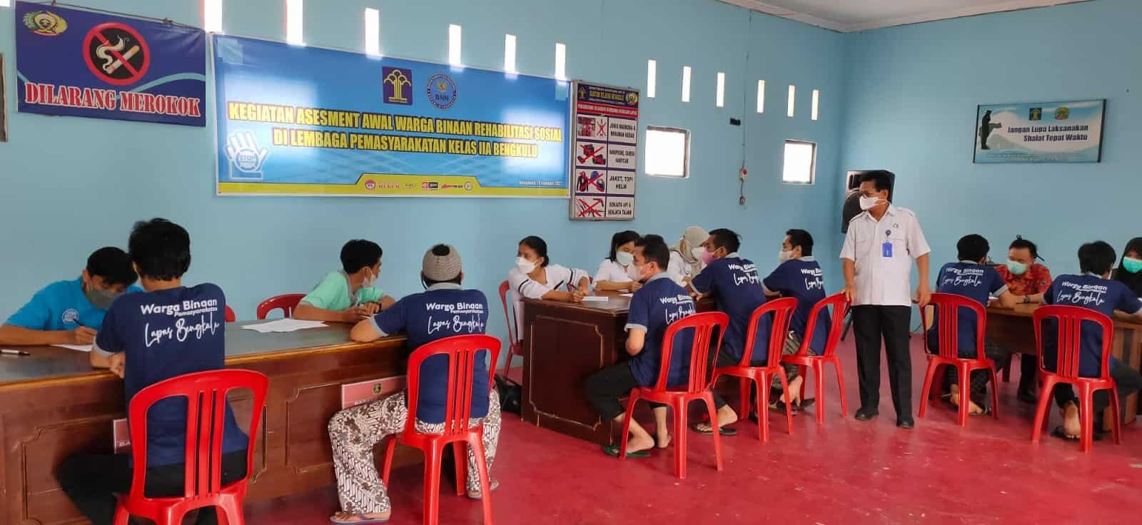 BNN Kota Bengkulu Lanjutkan Layanan Rehabilitasi Lapas Kelas II A Bengkulu Tahun 2022 BNN Kota Bengkulu Lanjutkan Layanan Rehabilitasi Lapas Kelas II A Bengkulu Tahun 2022