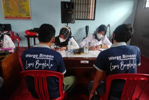 BNN Kota Bengkulu Lanjutkan Layanan Rehabilitasi Lapas Kelas II A Bengkulu Tahun 2022