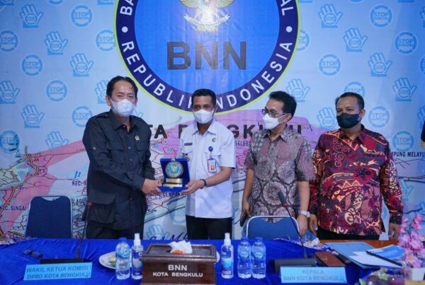 Komisi I DPRD Kota Bengkulu Kunjungi BNN Kota Bengkulu Dalam Rangka Kunjungan Kerja Tahun 2022