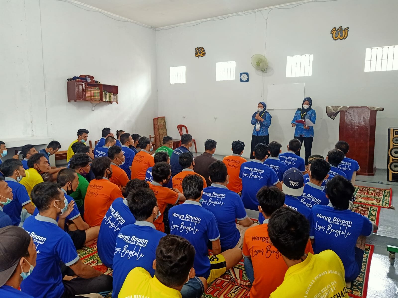 100 Orang Warga Binaan Lembaga Pemasyarakatan Kelas II A Bengkulu Mendapatkan Layanan Asesmen Rehabilitasi Oleh Tim Rehabilitasi BNN Kota Bengkulu 100 Orang Warga Binaan Lembaga Pemasyarakatan Kelas II A Bengkulu Mendapatkan Layanan Asesmen Rehabilitasi Oleh Tim Rehabilitasi BNN Kota Bengkulu