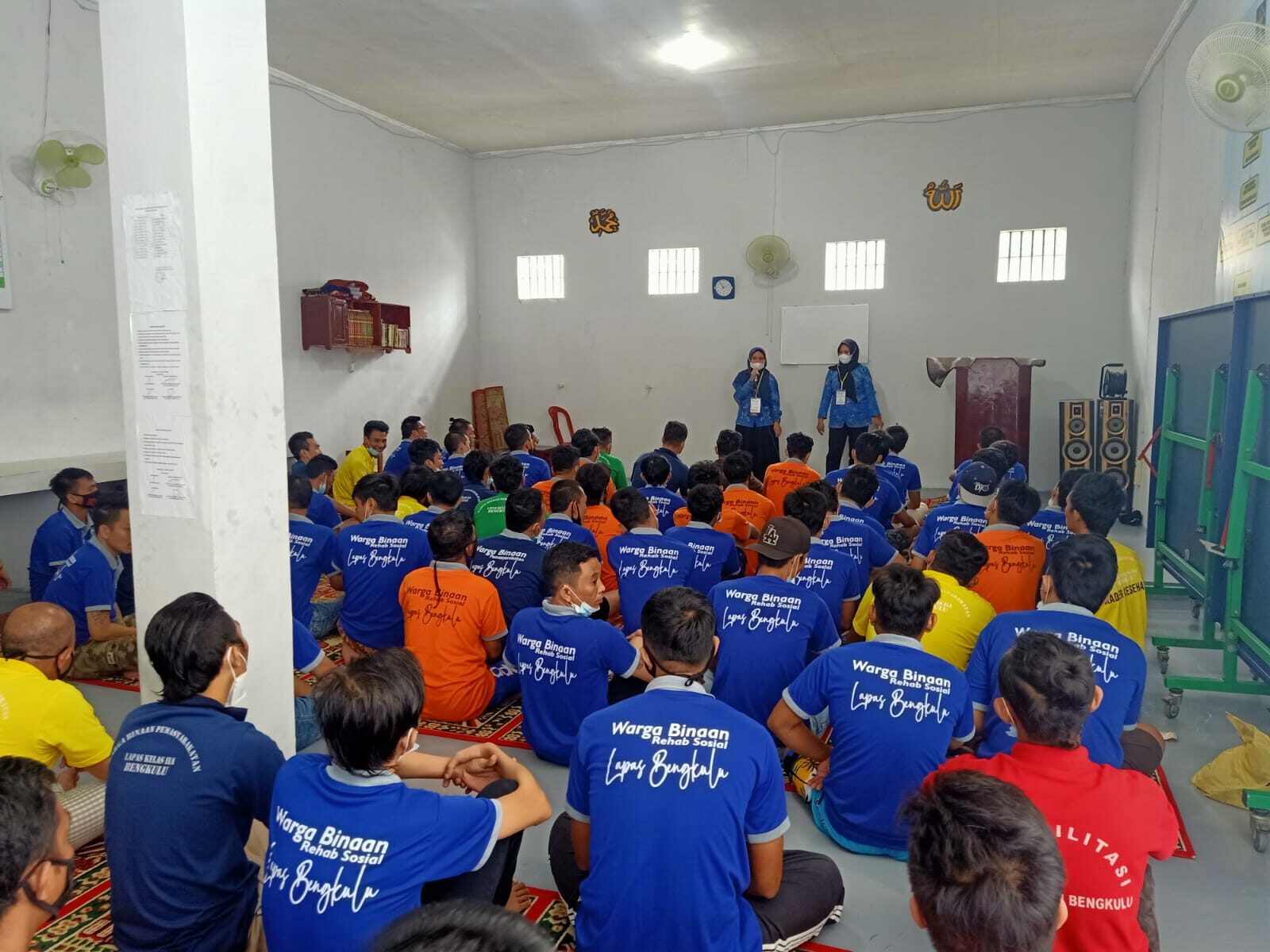 100 Orang Warga Binaan Lembaga Pemasyarakatan Kelas II A Bengkulu Mendapatkan Layanan Asesmen Rehabilitasi Oleh Tim Rehabilitasi BNN Kota Bengkulu 100 Orang Warga Binaan Lembaga Pemasyarakatan Kelas II A Bengkulu Mendapatkan Layanan Asesmen Rehabilitasi Oleh Tim Rehabilitasi BNN Kota Bengkulu