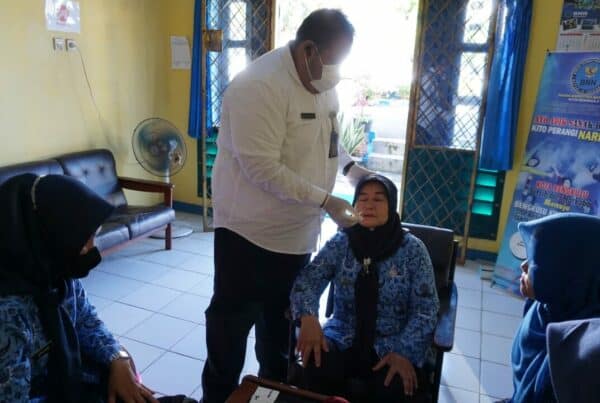 Selesai Melaksanakan Libur Hari Raya Idul Fitri, Seluruh Personil BNN Kota Bengkulu Di Tes Swab Antigen