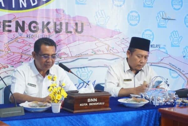 Seksi P2M BNN Kota Bengkulu Adakan Kegiatan Pra Hari Anti Narkotika Internasional (HANI) 2022 Rapat Koordinasi Pelaksanaan Program Ketahanan Keluarga Anti Narkoba