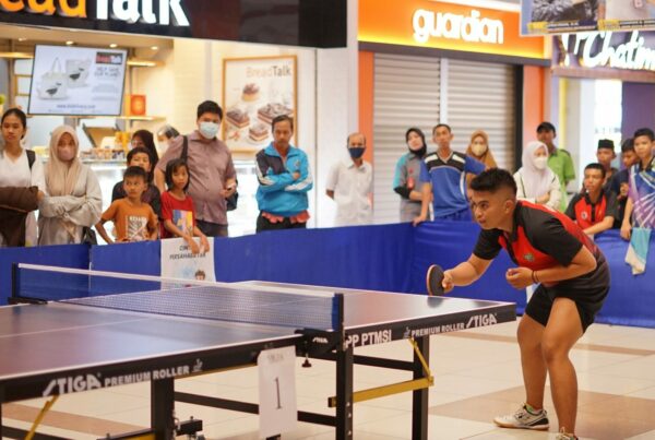 Potret Kejuaraan Daerah Tenis Meja Hari Anti Narkotika Internasional 2022