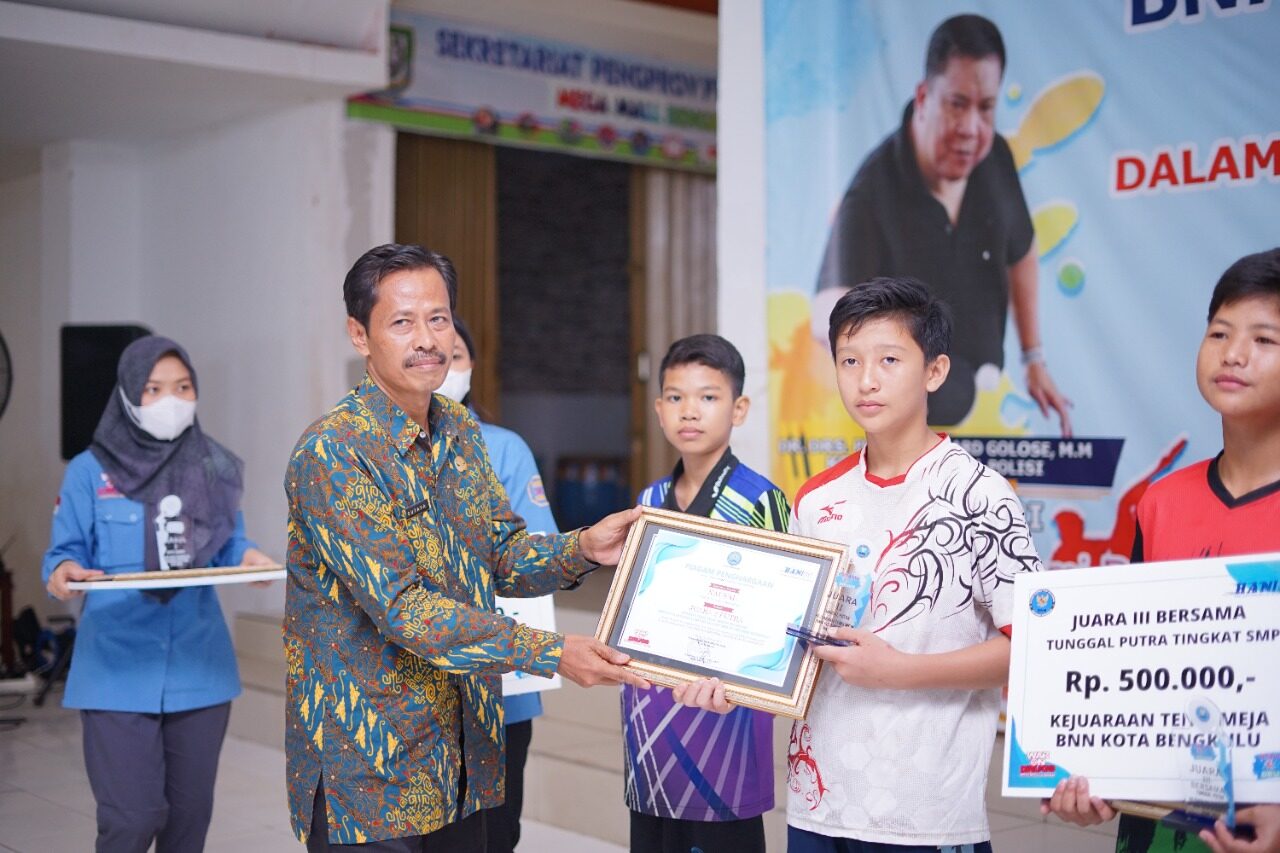 Potret Kejuaraan Daerah Tenis Meja Hari Anti Narkotika Internasional 2022 Potret Kejuaraan Daerah Tenis Meja Hari Anti Narkotika Internasional 2022