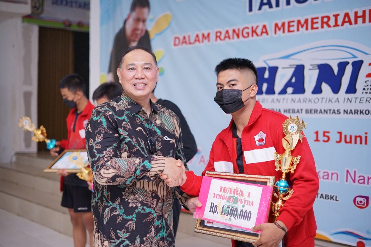 Potret Kejuaraan Daerah Tenis Meja Hari Anti Narkotika Internasional 2022 Potret Kejuaraan Daerah Tenis Meja Hari Anti Narkotika Internasional 2022