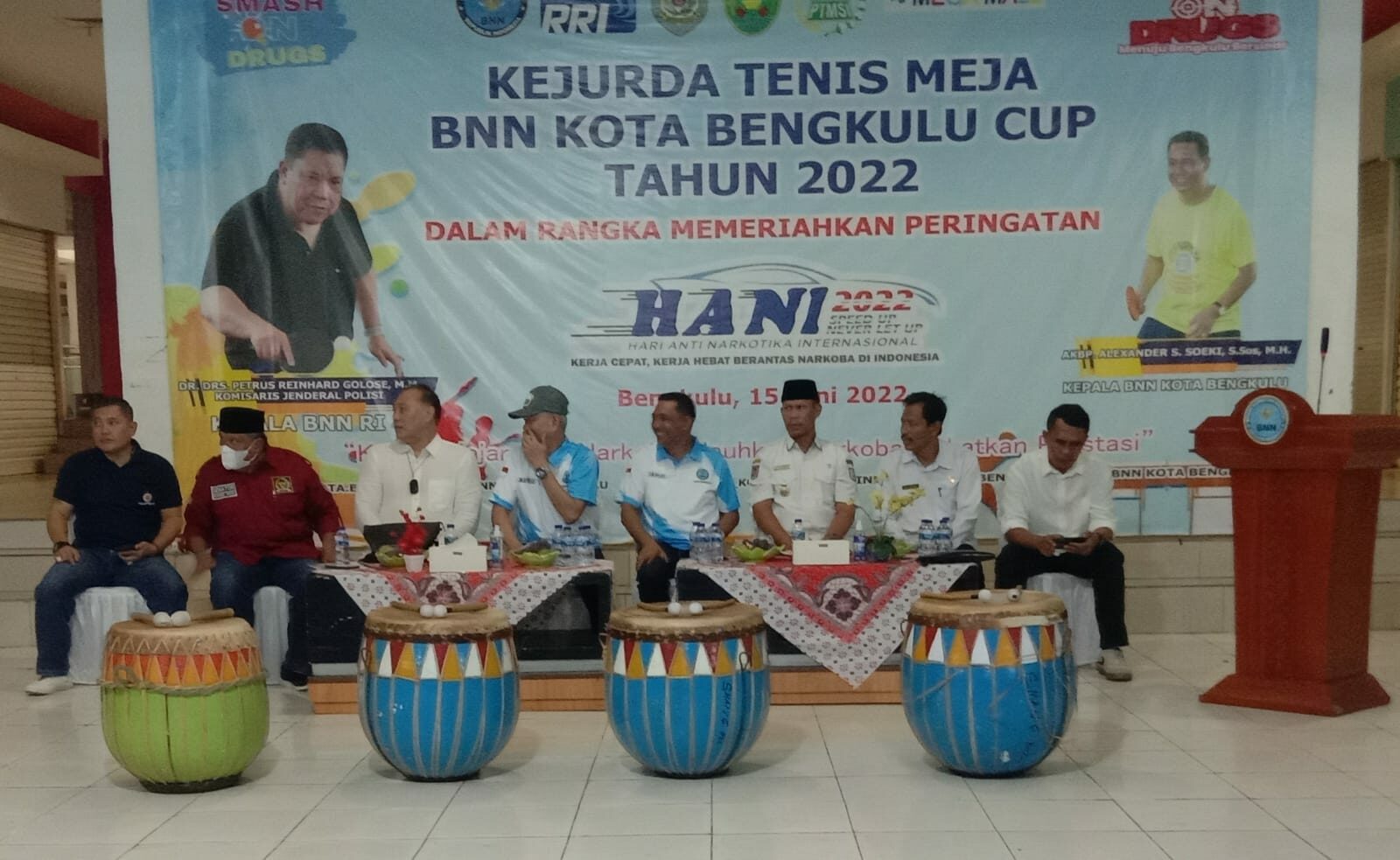 Pra Hani 2022, BNN Kota Bengkulu Gelar Kejuaraan Daerah Tenis Meja Di Mega Mall Kota Bengkulu Pra Hani 2022, BNN Kota Bengkulu Gelar Kejuaraan Daerah Tenis Meja Di Mega Mall Kota Bengkulu