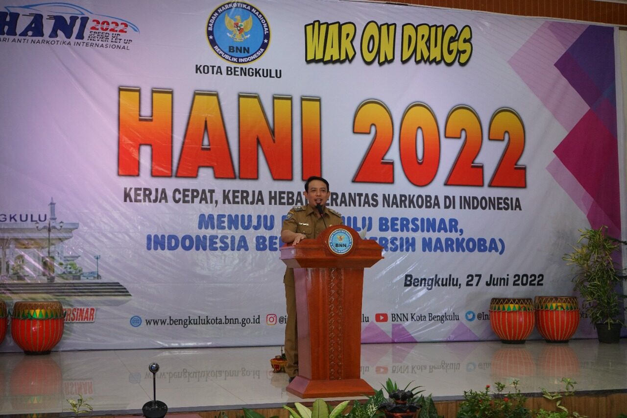 BNN Kota Bengkulu Peringati Hari Anti Narkotika Internasional Secara Virtual Serentak Bersama BNN RI dan BNN Se-Indonesia BNN Kota Bengkulu Peringati Hari Anti Narkotika Internasional Secara Virtual Serentak Bersama BNN RI dan BNN Se-Indonesia