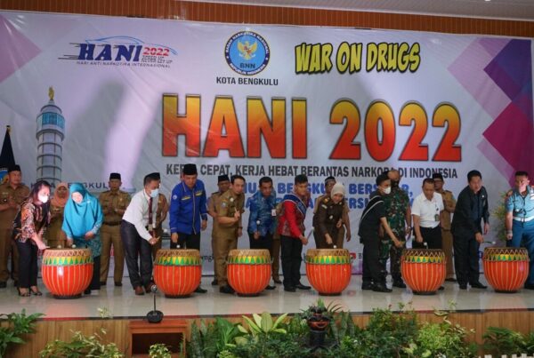 BNN Kota Bengkulu Peringati Hari Anti Narkotika Internasional Secara Virtual Serentak Bersama BNN RI dan BNN Se-Indonesia