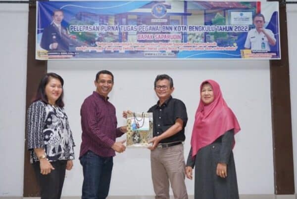 BNN Kota Bengkulu Do’a Syukuran Dan Pelepasan Purna Tugas Salah Satu Pegawai Bnn Kota Bengkulu