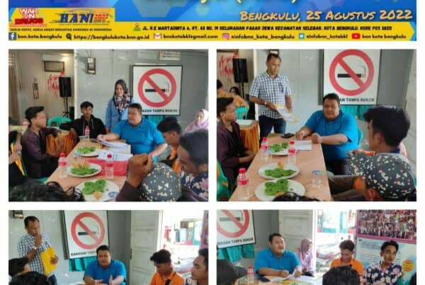 Kegiatan Kelompok Dukungan Sebaya (KDS) Unit Intervensi Berbasis Masyarakat ( IBM) Kelurahan Pasar Baru dan Pasar Bengkulu