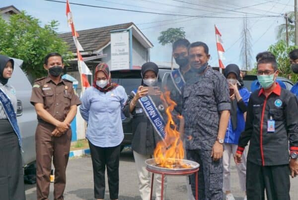 Tim Pemberantasan BNN Kota Bengkulu Dipimpin Langsung Oleh Kepala BNN Kota Bengkulu Musnahkan Narkotika Gol. I Jenis Ganja
