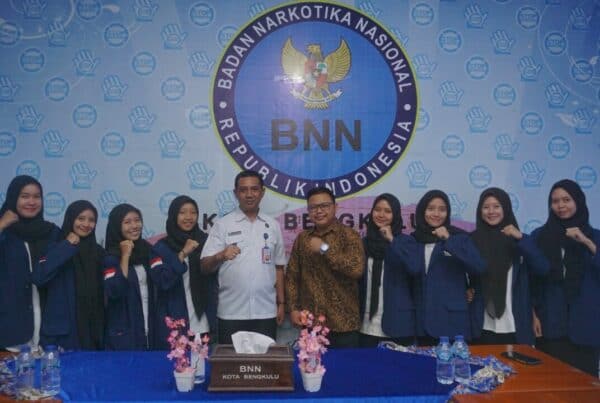 8 Orang Mahasiswi Universitas Bengkulu Prodi Bimbingan Konseling Telah Menyelesaikan Program Magang di BNN Kota Bengkulu