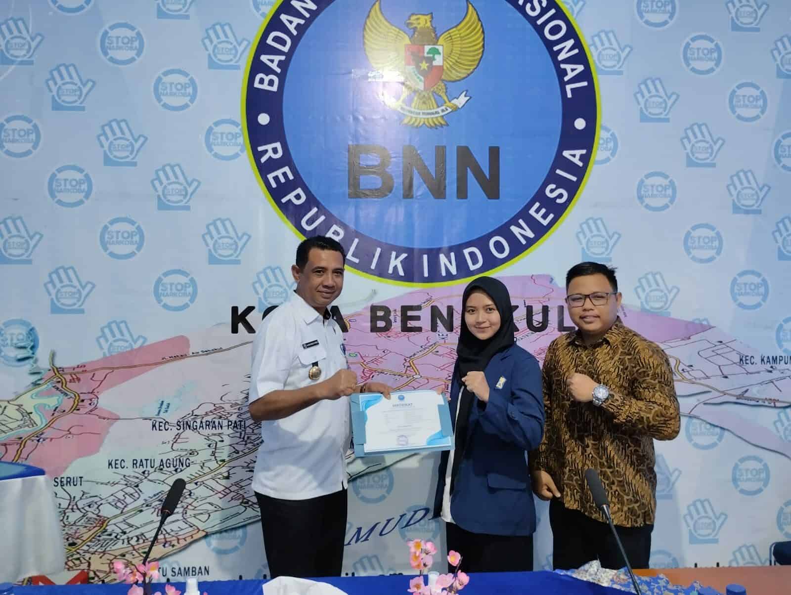 8 Orang Mahasiswi Universitas Bengkulu Prodi Bimbingan Konseling Telah Menyelesaikan Praktik Lapangan Bimbingan Konseling(PLBK) di BNN Kota Bengkulu 8 Orang Mahasiswi Universitas Bengkulu Prodi Bimbingan Konseling Telah Menyelesaikan Praktik Lapangan Bimbingan Konseling(PLBK) di BNN Kota Bengkulu