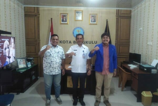 SILAHTURAHMI DAN KOORDINASI GERAKAN ANGKATAN MUDA KRISTEN INDONESIA (GAMKI) KE BNN KOTA BENGKULU