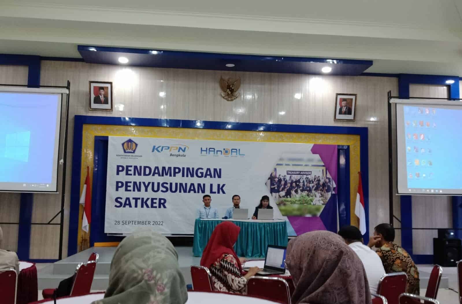 Pendampingan Penyusunan Laporan Keuangan Tahun 2022 yang diselenggarakan oleh KPPN Bengkulu Pendampingan Penyusunan Laporan Keuangan Tahun 2022 yang diselenggarakan oleh KPPN Bengkulu