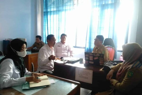 Koordinasi Ke Dinas Pendidikan dan Kebudayaan Kota Bengkulu Dalam Rangka Pencanangan 25 Sekolah Menengah Pertama (SMP) di Kota Bengkulu Menjadi Sekolah Bersinar (Bersih dari Narkoba)