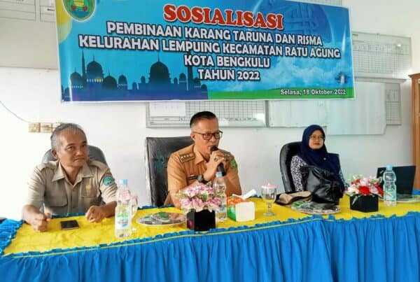 Informasi Edukasi P4GN Melalui Sosialisasi/Penyuluhan Kepada Karang Taruna dan Risma di Kelurahan Lempuing