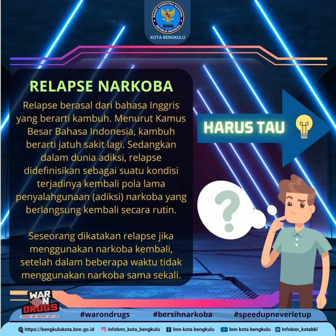 Relapse setelah Rehabilitasi, kok bisa? Relapse setelah Rehabilitasi, kok bisa?