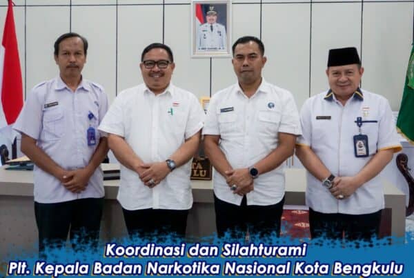 Koordinasi dan silahturahmi ke PJ Walikota Bengkulu dalam rangka memperkuat Sinergitas antar PEMDA KOTA Bengkulu dengan BNN Kota Bengkulu