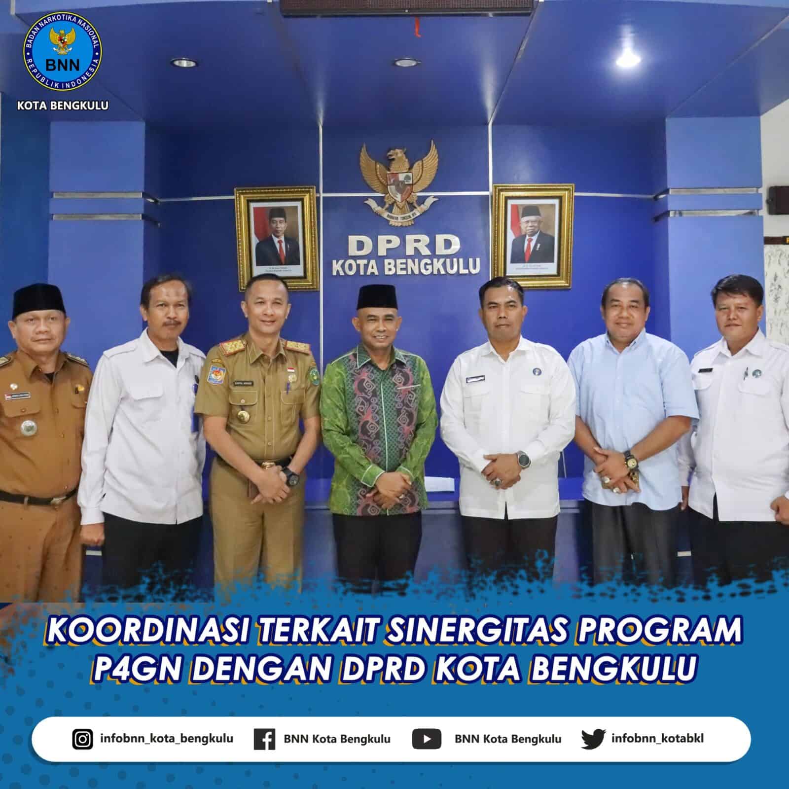 Koordinasi Terkait Sinergitas Program P4GN Dengan DPRD Kota Bengkulu Konsep Otomatis